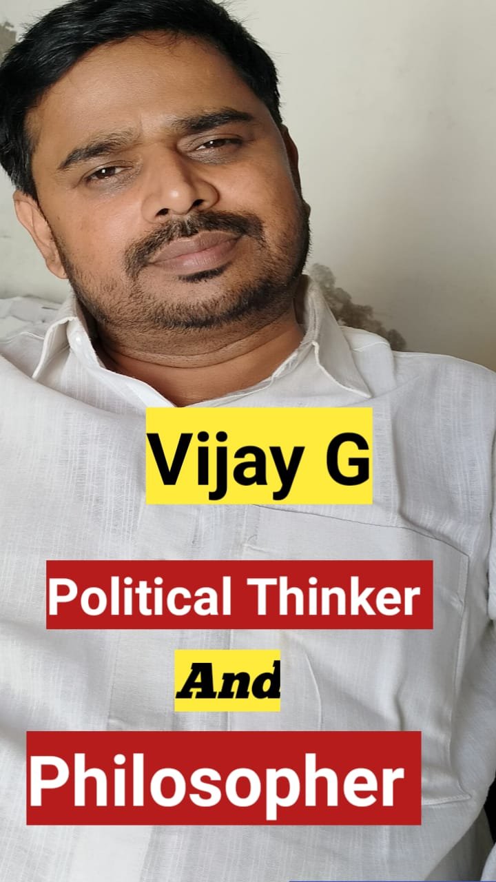 Vijay G the Great Political Thinker and philosopher of Modern India